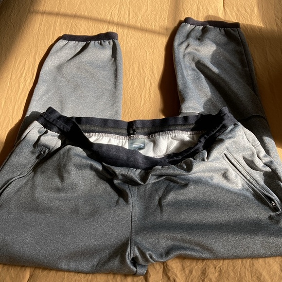 Mens MTA sweatpants grey with black elastic waist pulls string sz xl w pockets - Picture 2 of 4